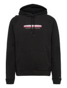 Oh Hoodie Tops Sweatshirts & Hoodies Hoodies Black Tommy Hilfiger