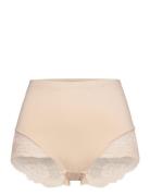 Brigitte/Eco Shaping_Brief Lingerie Panties High Waisted Panties Beige Dorina