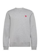 Wwtye Sweatshirt Tops Sweatshirts & Hoodies Sweatshirts Grey Double A By Wood Wood