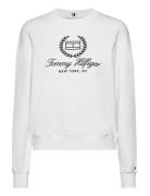 Reg Flag Script Cnk Swtshrt Tops Sweatshirts & Hoodies Sweatshirts White Tommy Hilfiger