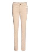 Mmnelly Rosemany Pant Bottoms Jeans Straight-regular Beige MOS MOSH