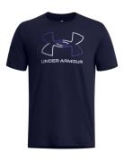 Ua Gl Foundation Update Ss Sport T-Kortærmet Skjorte Navy Under Armour