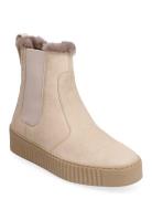 Essential Chelsea Warmbootie Shoes Boots Ankle Boots Ankle Boots Flat Heel Beige Tommy Hilfiger