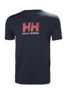 Hh Logo T-Shirt Sport T-Kortærmet Skjorte Blue Helly Hansen