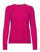 Cable-Knit Wool-Cashmere Sweater Tops Knitwear Jumpers Pink Polo Ralph Lauren
