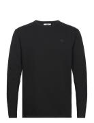 Mel Long Sleeve Gots Tops T-Langærmet Skjorte Black Double A By Wood Wood