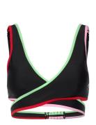 Puma Swim Women Contour Plunge Top Swimwear Bikinis Bikini Tops Triangle Bikinitops Multi/patterned Puma Swim