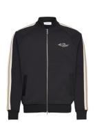 Sterling Track Jacket Tops Sweatshirts & Hoodies Sweatshirts Black Les Deux