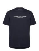 Hilfiger New York Tee Tops T-Kortærmet Skjorte Navy Tommy Hilfiger