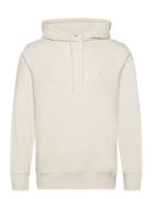 Ck Embro Badge Hoodie Tops Sweatshirts & Hoodies Hoodies Cream Calvin Klein Jeans