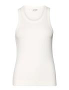 Sradelynn Tank Top - Gots Tops T-shirts & Tops Sleeveless White Soft Rebels