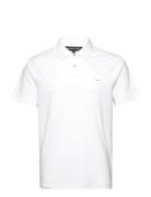 Sleek Mk Polo Tops Polos Short-sleeved White Michael Kors