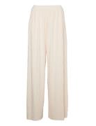 Alfonsa Bottoms Trousers Straight Leg Cream Max Mara Leisure