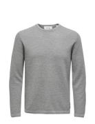 Onspanter Reg 12 Struc Crew Knit Noos Tops Knitwear Round Necks Grey ONLY & SONS