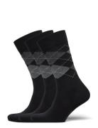 True Ankle Argyle Underwear Socks Regular Socks Black Amanda Christensen