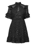Cora Dress Kort Kjole Black Malina