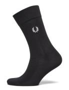 Classic Laurel Wreath Sock Underwear Socks Regular Socks Black Fred Perry