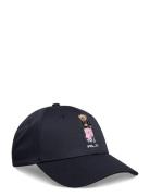 Embroidered Polo Bear Twill Cap Accessories Headwear Caps Black Ralph Lauren Golf