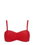 Bikini Bra Olivia Swimwear Bikinis Bikini Tops Bandeau Bikinitops Red Damella Of Sweden