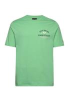 Racquet Club Graphic T-Shirt Tops T-Kortærmet Skjorte Green Lyle & Scott