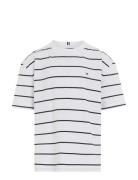 Stripe Tee S/S Tops T-Kortærmet Skjorte Multi/patterned Tommy Hilfiger
