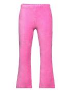 Trousers Jersey Cord Flare Bottoms Trousers Pink Lindex