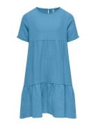 Kogthyra S/S Layered Dress Wvn Dresses & Skirts Dresses Casual Dresses Short-sleeved Casual Dresses Blue Kids Only
