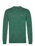 Tjm Slim Essntls C-Neck Sweater Tops Knitwear Round Necks Green Tommy Jeans