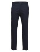 Slhslim-Mylologan Navy Trouser B Noos Bottoms Trousers Formal Blue Selected Homme