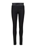 Fqshantal-Pa-Power Bottoms Trousers Slim Fit Trousers Black FREE/QUENT