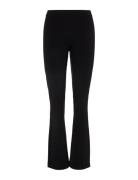 Vmkamma Mw Flared Jersey Pant Noos Bottoms Trousers Flared Black Vero Moda