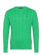 5/1 Roving Cotton-Lsl-Plo Designers Knitwear Round Necks Green Polo Ralph Lauren