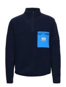 Pullover Recycled Polyester Tops Sweatshirts & Hoodies Fleeces & Midlayers Blue Resteröds