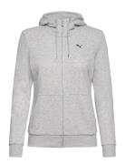 Ess Small Logo Full-Zip Hoodie Tr Sport Sweatshirts & Hoodies Hoodies Grey PUMA