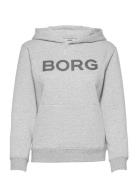 Hood W Bb Logo W Bb Logo Sport Sweatshirts & Hoodies Hoodies Grey Björn Borg