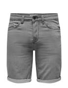 Onsply Jog Mg 8583 Pim Dnm Shorts Noos Bottoms Shorts Denim Grey ONLY & SONS