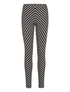 Stripe Leggings Bottoms Leggings Black Papu