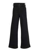 Wise Wide Leg Bottoms Jeans Wide Jeans Black Grunt