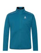 Odlo M Jacket Langnes Sport Sweatshirts & Hoodies Fleeces & Midlayers Blue Odlo