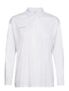 Corinne Long Sleeve Poloshirt Sport T-shirts & Tops Polos White Röhnisch