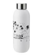 Keep Cool Drikkeflaske 0.75 L. Moomin Soft White Home Kitchen Water Bottles White Stelton