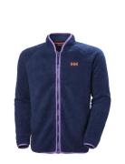 Box Pile Jacket Sport Sweatshirts & Hoodies Fleeces & Midlayers Blue Helly Hansen