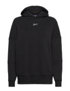 Lux Over D Hoodie Tops Sweatshirts & Hoodies Hoodies Black Reebok Performance