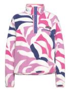 Helvetia Cropped Half Snap Sport Sweatshirts & Hoodies Fleeces & Midlayers Pink Columbia Sportswear
