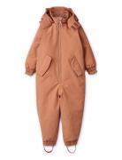 Sne Snow Suit Outerwear Coveralls Snow-ski Coveralls & Sets Pink Liewood