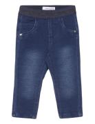 Nmfsalli Slim Swe Jeans 1190-Bo Noos Bottoms Jeans Skinny Jeans Blue Name It