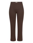 Carpever Flared Pants Jrs Noos Bottoms Trousers Flared Brown ONLY Carmakoma