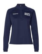 Evolve Halfzip W Sport Sweatshirts & Hoodies Fleeces & Midlayers Blue Craft