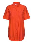 Nupil Shirt Tops Shirts Short-sleeved Orange Nümph