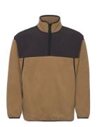 Classics Utility Polar Fleece Half-Zip Sport Sweatshirts & Hoodies Fleeces & Midlayers Brown PUMA